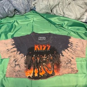 KISS DESTROYER CROP TOP SIZE LARGE USED